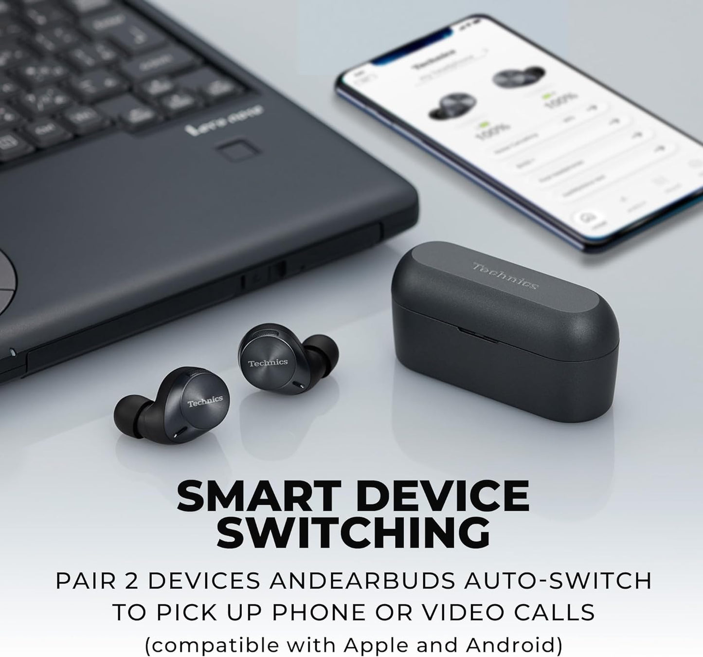 Technics EAHAZ60PK Noise Cancelling True Wireless Earbuds