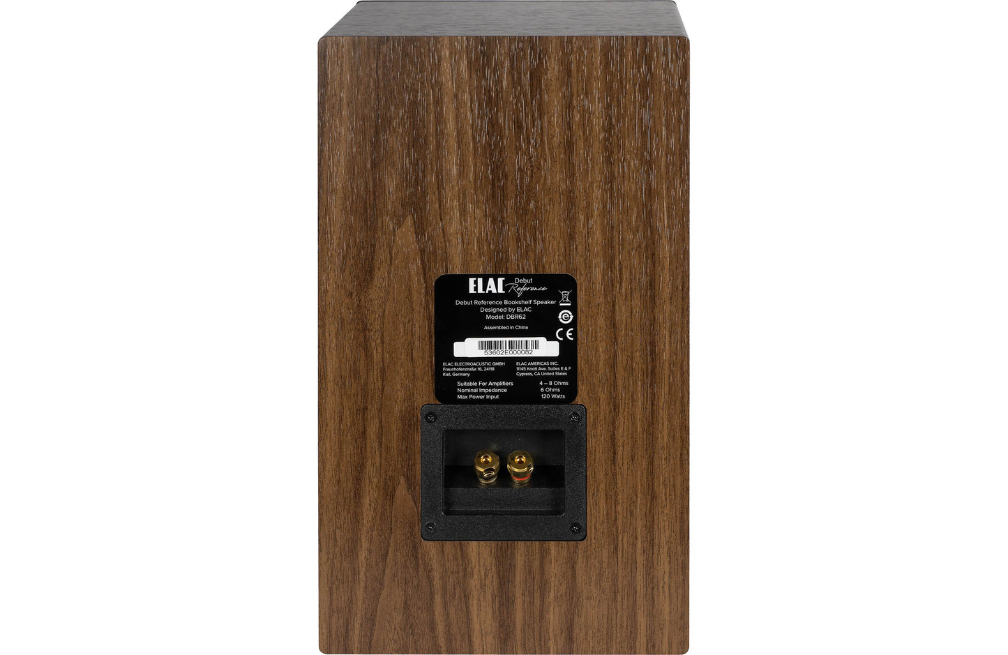ELAC Debut Reference DBR62 (Black Walnut) (Open Box)(Pair)