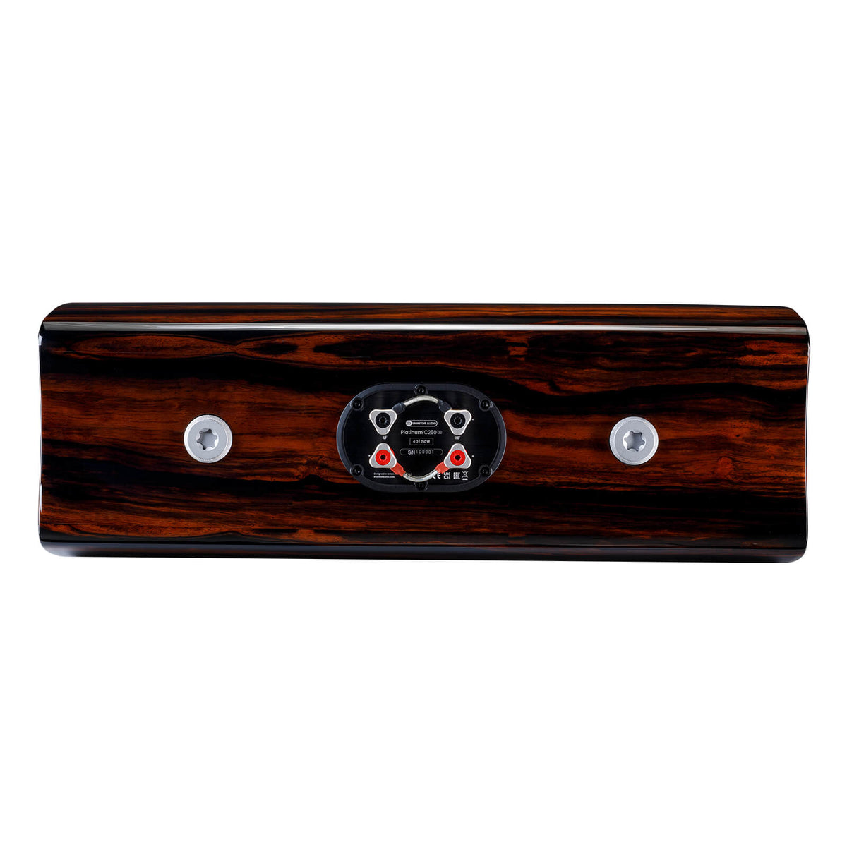 Monitor Audio Platinum C250 3G in Piano Ebony, rear view