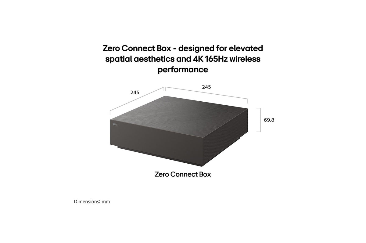 LG OLED evo AI W6 Wallpaper TV 77" 4K Smart TV (OLED77W6PUA), Zero Connect Box