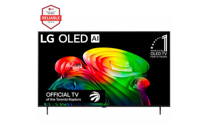 LG OLED AI B6 55" 4K Smart TV (OLED55B6GUA), front view