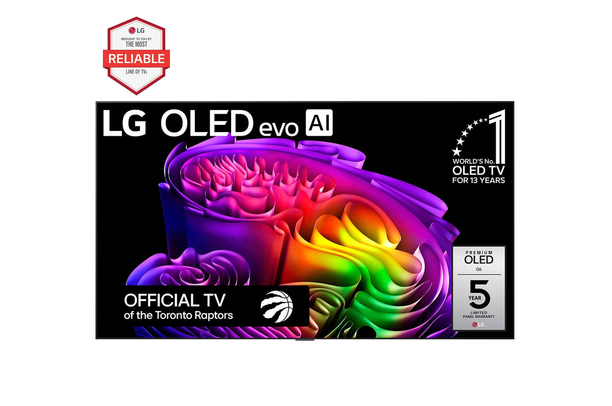LG OLED evo AI G6 97" 4K Smart TV (OLED97G6WUA), front view