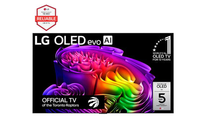 LG OLED evo AI G6 65" 4K Smart TV (OLED65G6WUA), front view