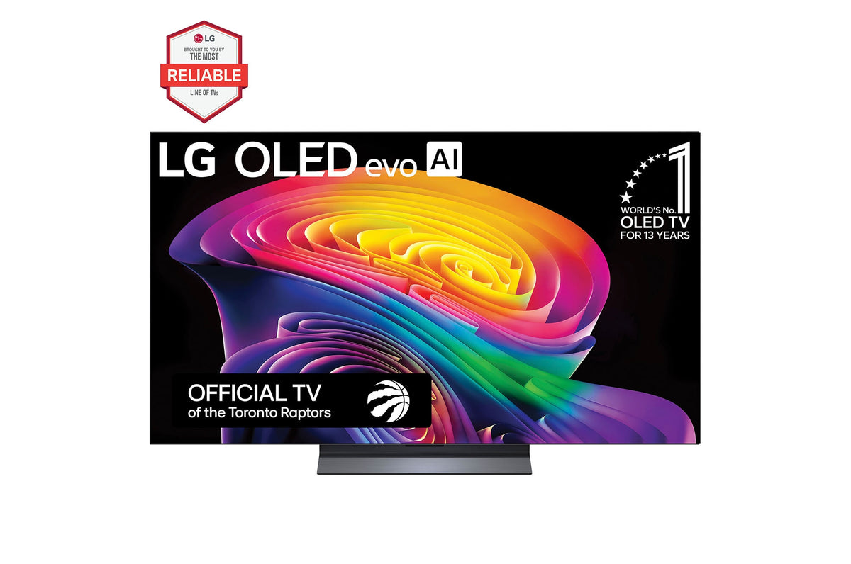 LG OLED evo AI C6 55" 4K Smart TV (OLED55C6PUA), front view