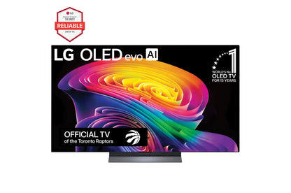 LG OLED evo AI C6 55" 4K Smart TV (OLED55C6PUA), front view