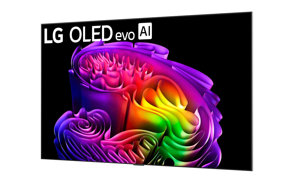 LG OLED evo AI G6 77" 4K Smart TV (OLED77G6WUA), angled view