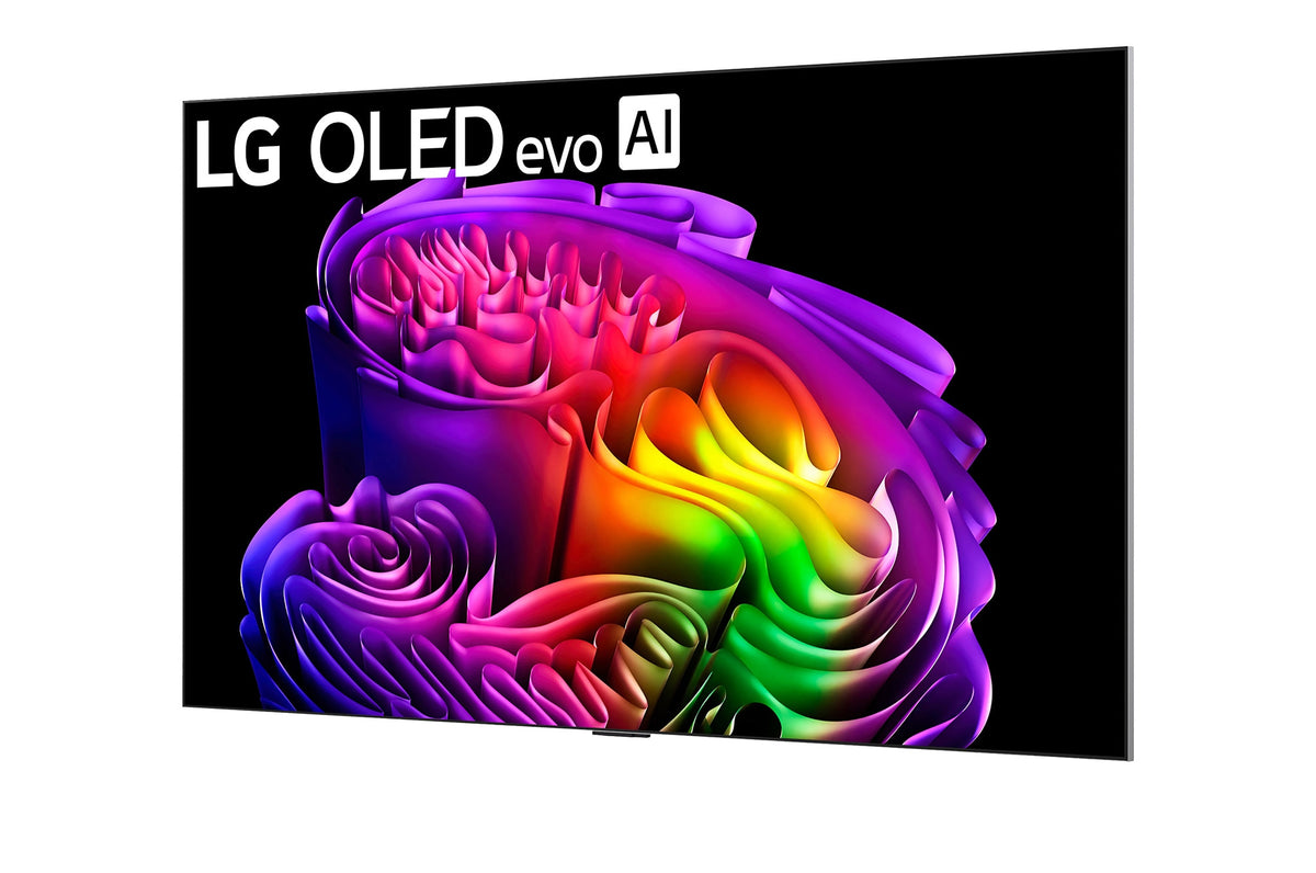LG OLED evo AI G6 65" 4K Smart TV (OLED65G6WUA), angled view