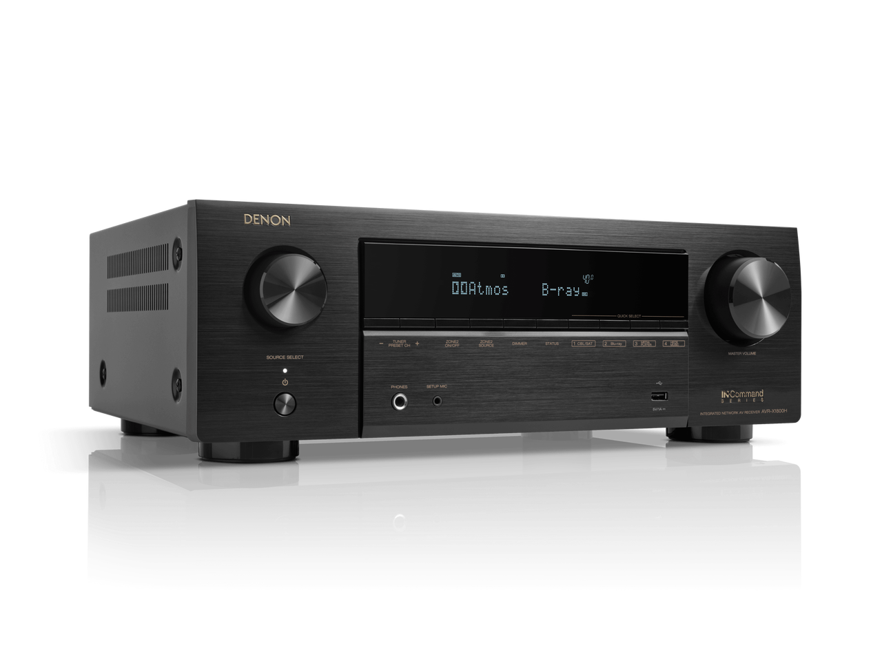 Denon AVR-X1800H AV Receiver Powered by HEOS™ and Dolby Atmos