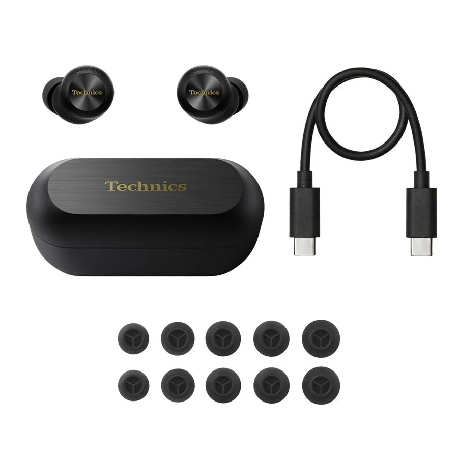 Technics EAH-AZ100 Wireless Noise Cancelling Earbuds (Black Technics EAH-AZ100 Wireless Noise Cancelling Earbuds (Black
