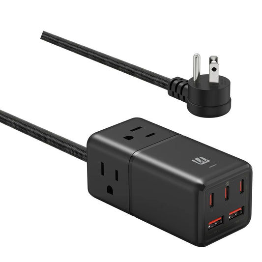 Ultralink Noir 8-in-1 Portable Charger with GaN Technology (Max 75W Output)