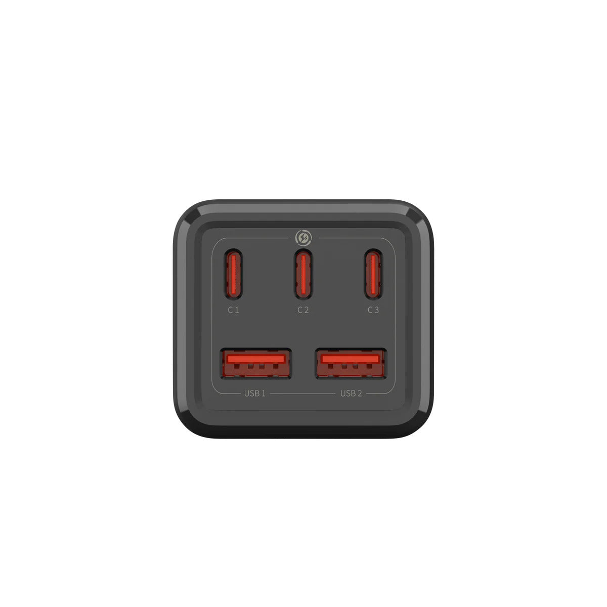 Ultralink Noir 8-in-1 Portable Charger with GaN Technology (Max 75W Output)