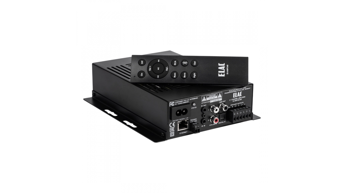 Elac IS-AMP340 in Black, product view
