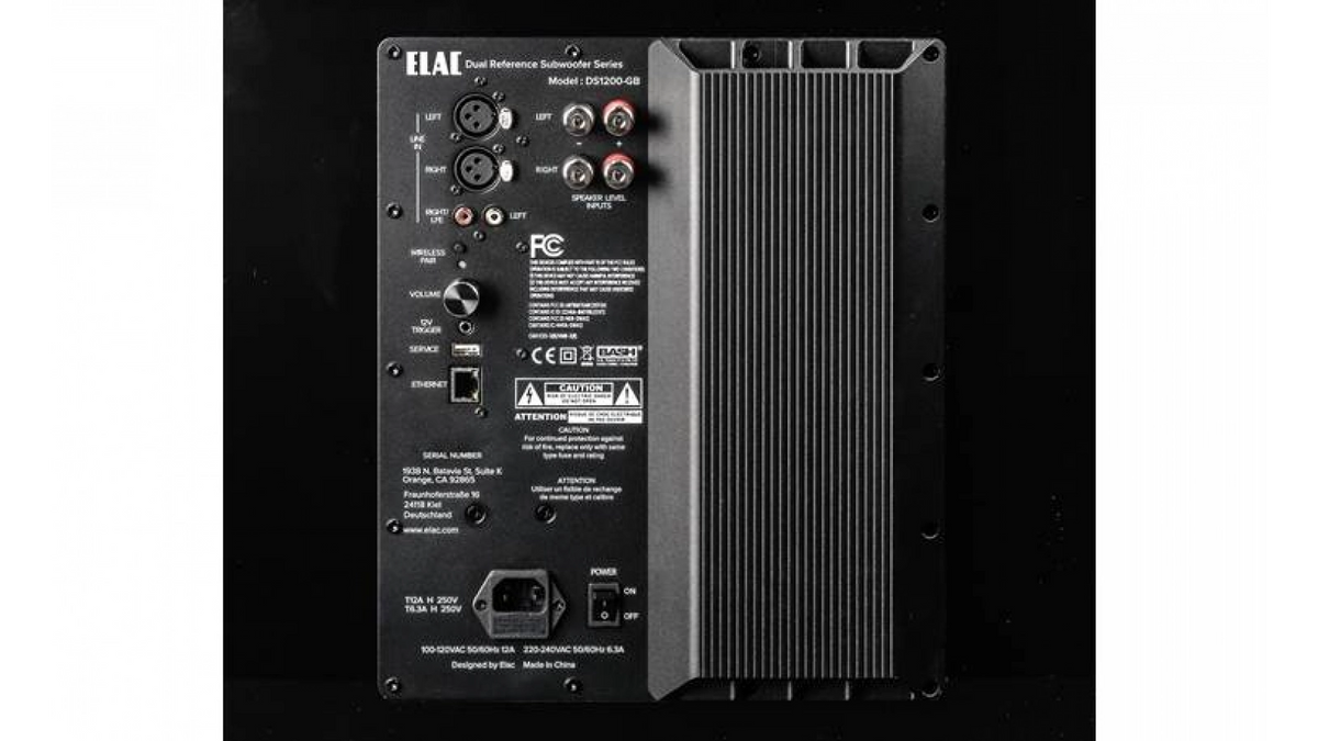Elac DS1200 in Gloss Black, product view