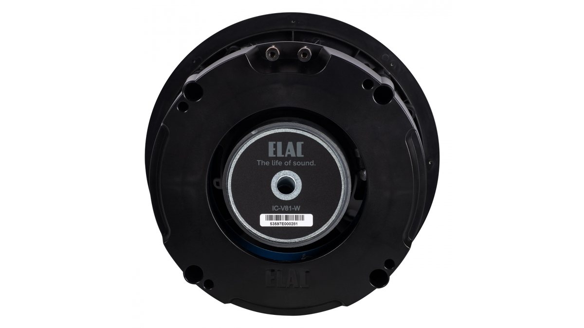 Elac IC-V81 in White, rear view