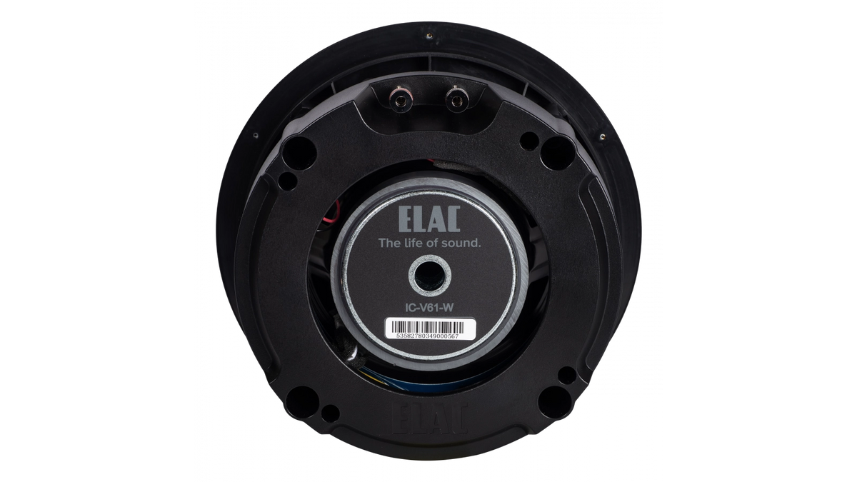 Elac IC-V61 in White, rear view