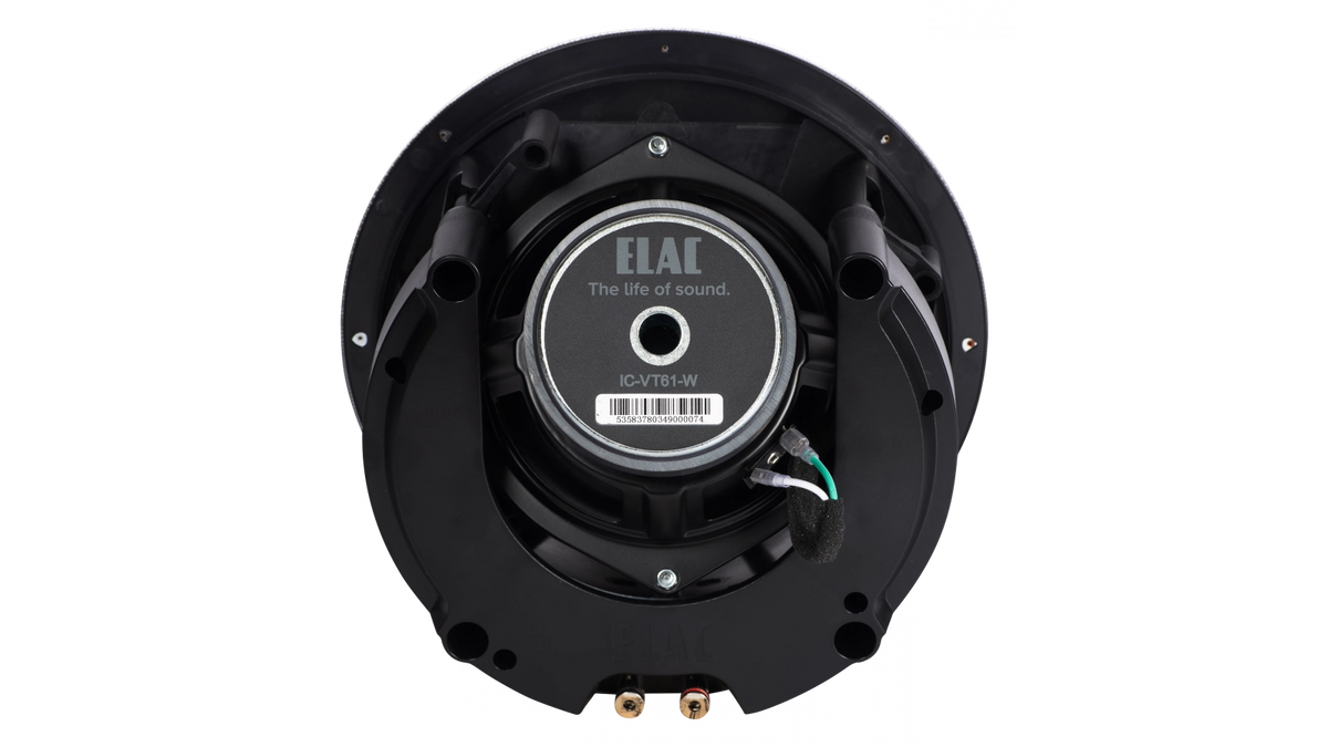 Elac IC-VT61 in White, rear view