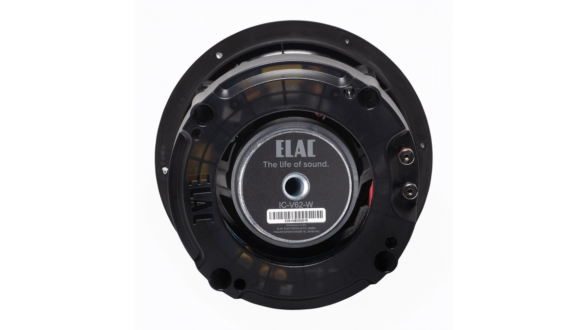 Elac IC-V62 in White, rear view