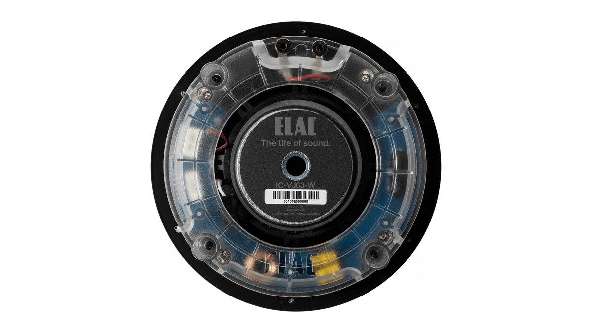 Elac IC-VJ63 in White, rear view