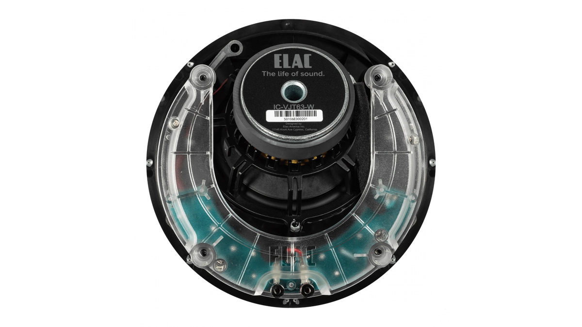 Elac IC-VJT63 in White, rear view
