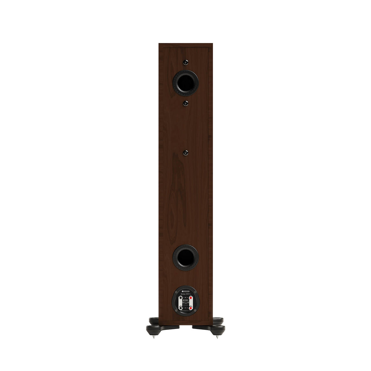 Monitor Audio Bronze 300 7G in Walnut, rear view