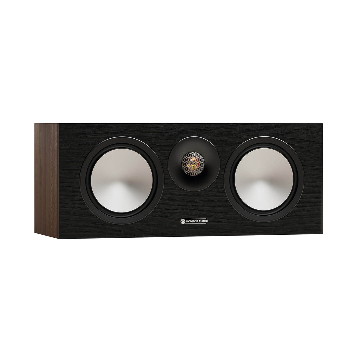 Monitor Audio Bronze Centre 7G in Walnut, angled view