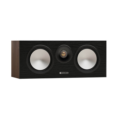 Monitor Audio Bronze Centre 7G in Walnut, angled view