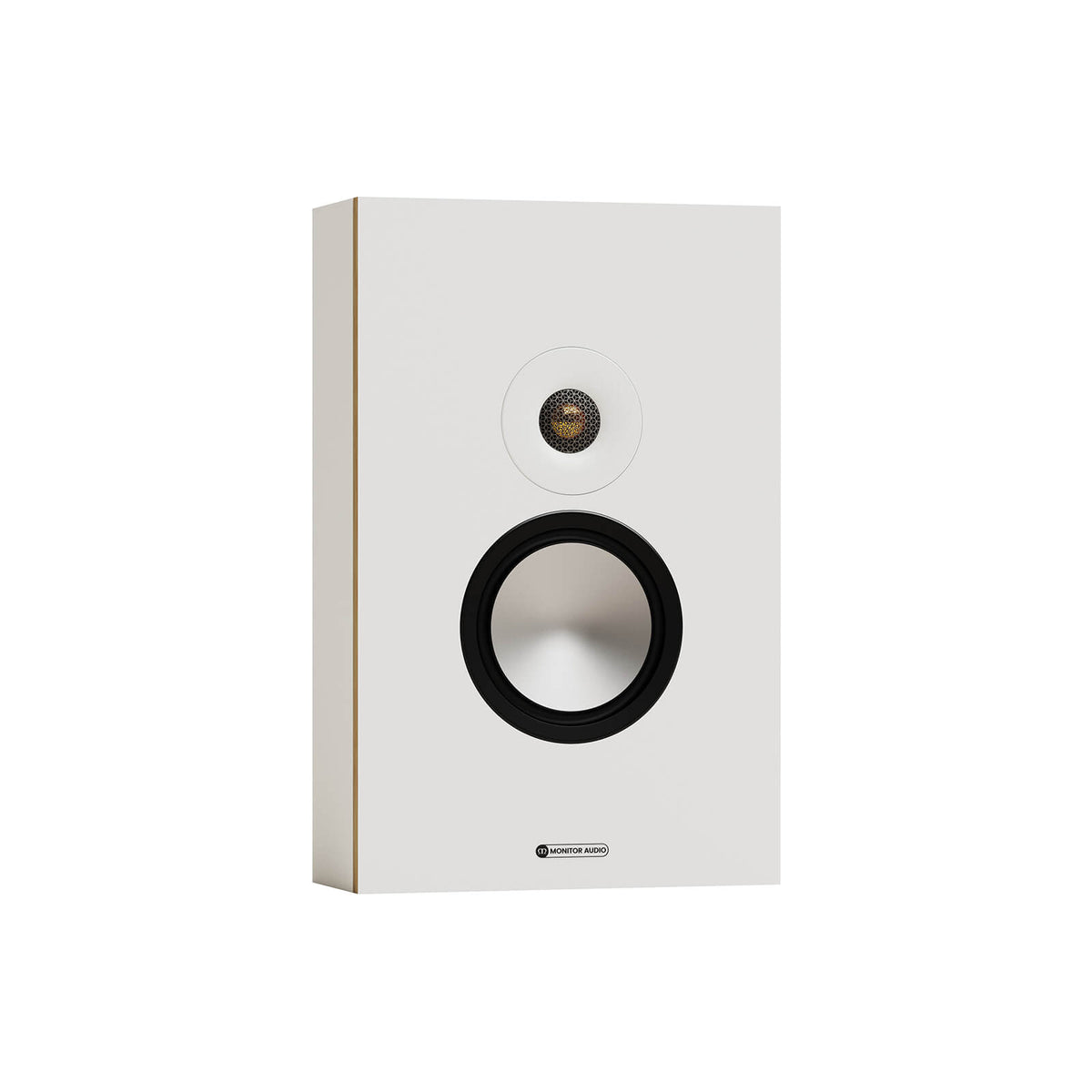 Monitor Audio Bronze On-Wall 7G in White, angled view