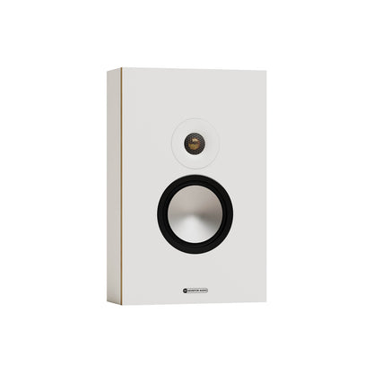 Monitor Audio Bronze On-Wall 7G in White, angled view