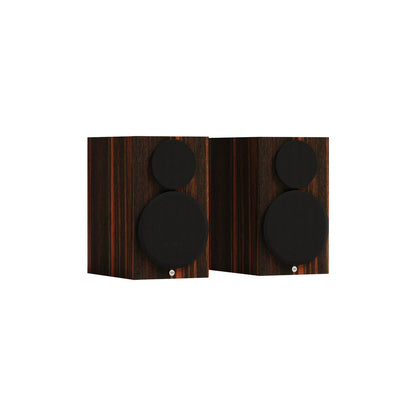 Monitor Audio Gold 50 6G in Macassar, angled view with grilles