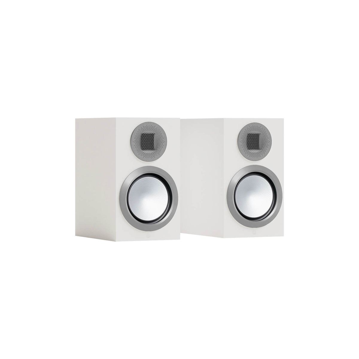 Monitor Audio Gold 50 6G in Satin White, angled view