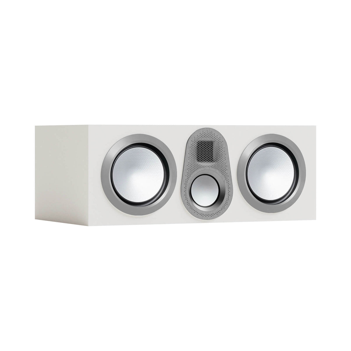 Monitor Audio Gold C250 6G in Satin White, angled view