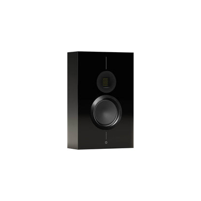Monitor Audio Gold On-Wall 6G in High Gloss Black, angled view