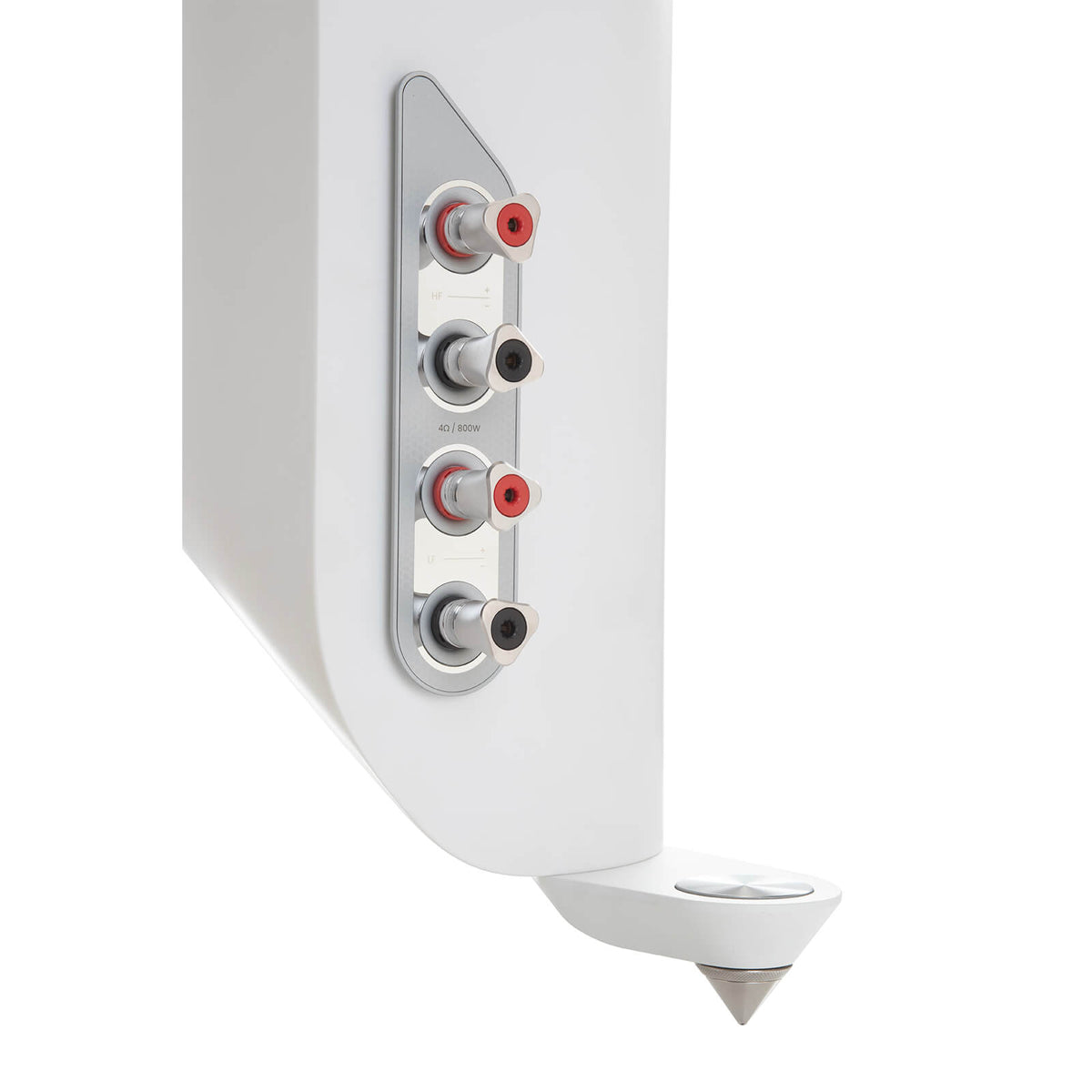 Monitor Audio Hyphn, close-up of speaker terminals
