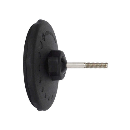Monitor Audio MASM Universal Speaker Bracket in Black, angled view