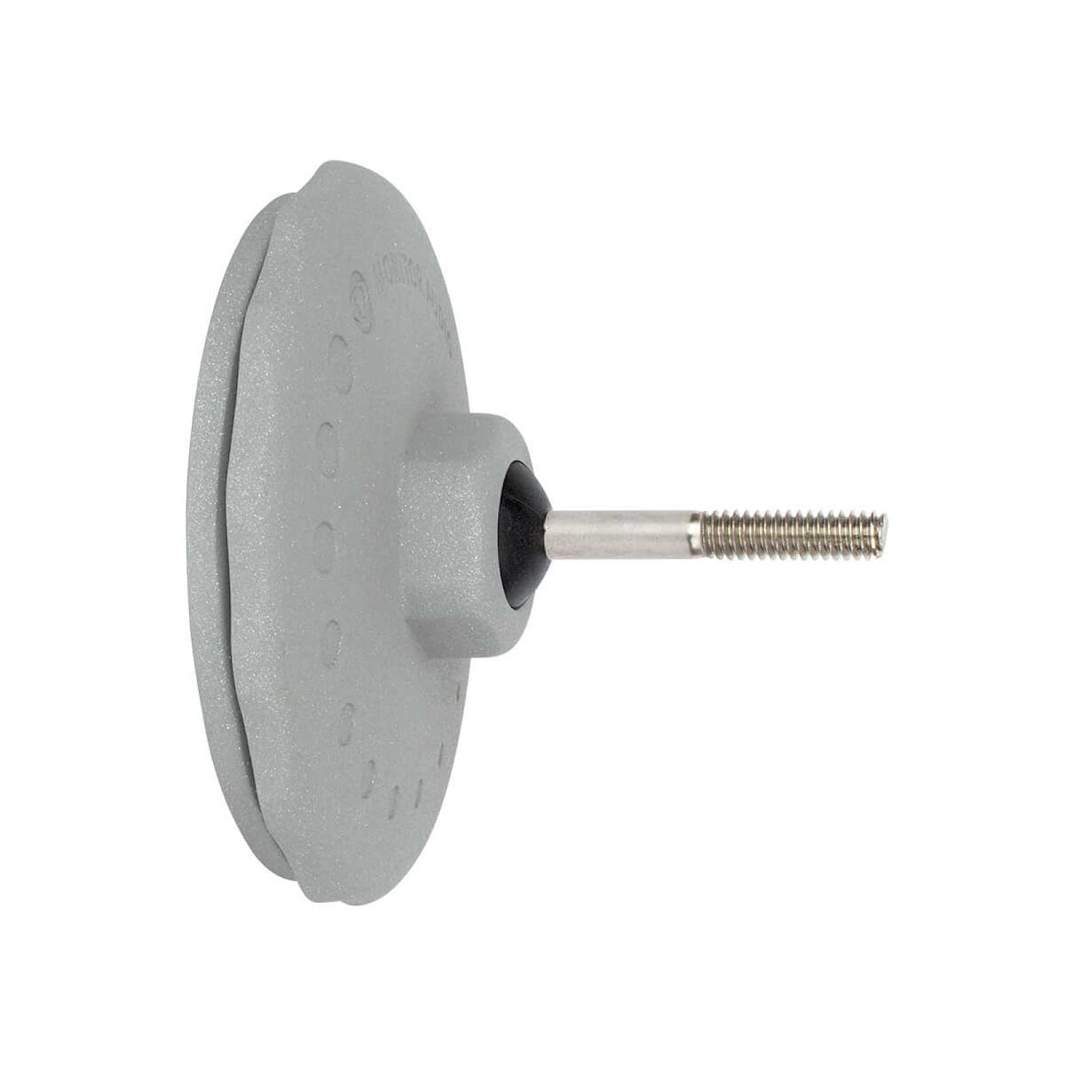 Monitor Audio MASM Universal Speaker Bracket in Silver, angled view