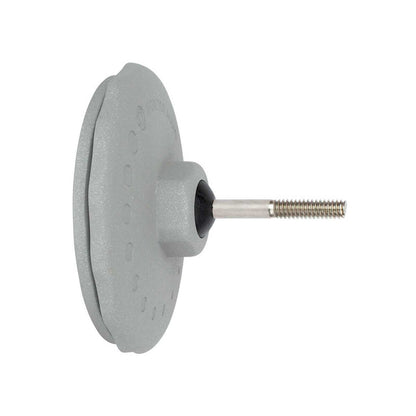 Monitor Audio MASM Universal Speaker Bracket in Silver, angled view