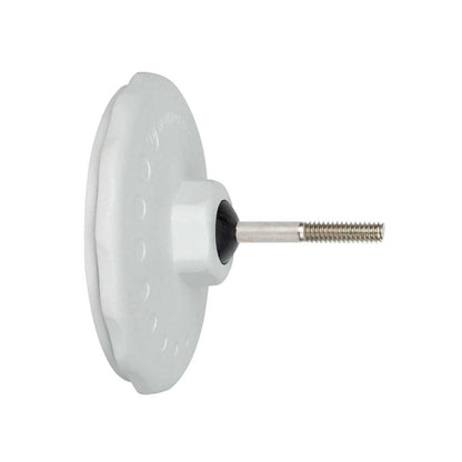 Monitor Audio MASM Universal Speaker Bracket in White, angled view