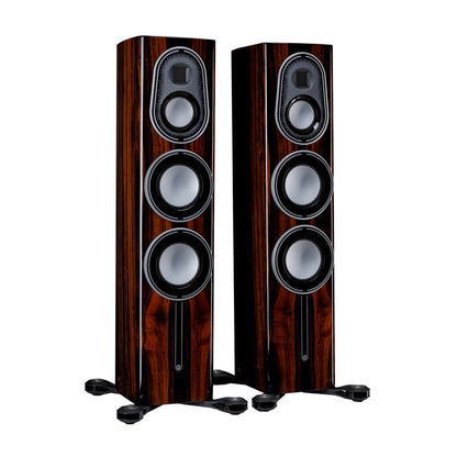 Monitor Audio Platinum 200 3G in Piano Ebony, angled view