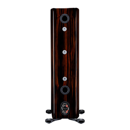 Monitor Audio Platinum 300 3G in Piano Ebony, rear view