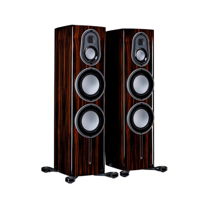 Monitor Audio Platinum 300 3G in Piano Ebony, angled view