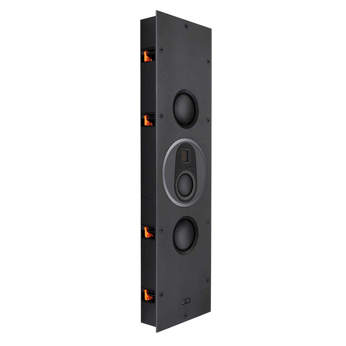 Monitor Audio Platinum In-Wall 3G, angled view, vertical