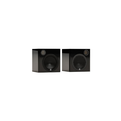 Monitor Audio Radius 1 4G in High Gloss Black, angled view
