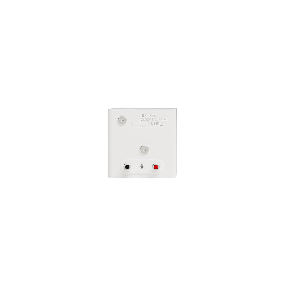 Monitor Audio Radius 1 4G in Satin White, rear view