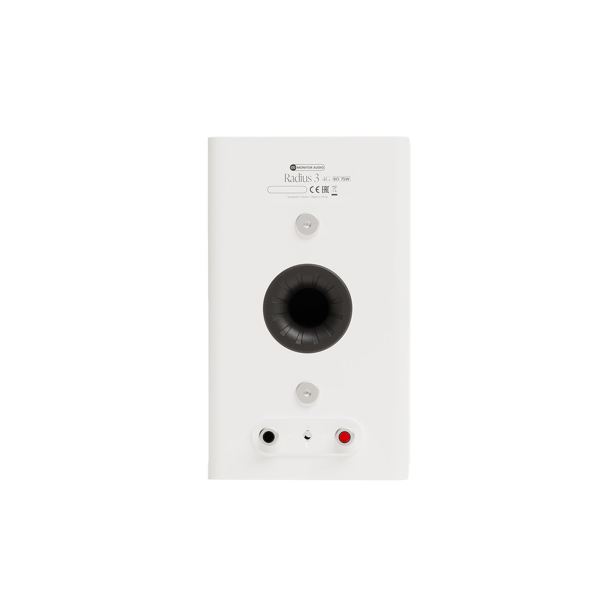 Monitor Audio Radius 3 4G in Satin White, rear view