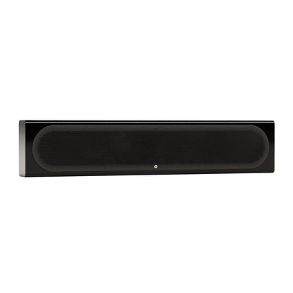 Monitor Audio Radius On-Wall 4G in High Gloss Black, angled view