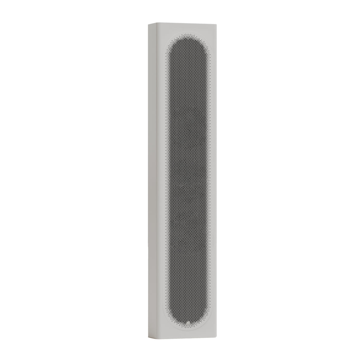 Monitor Audio Radius On-Wall 4G in Satin White, angled view