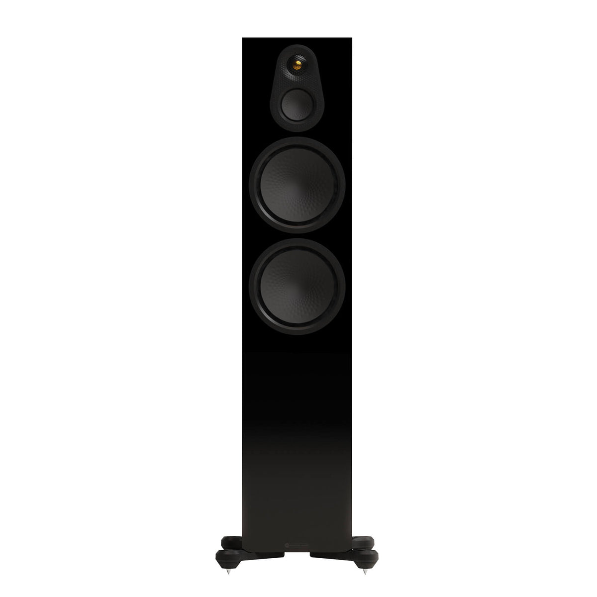 Monitor Audio Silver 500 8G in High Gloss Black, front view