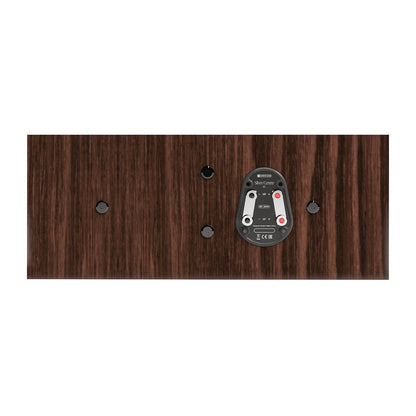 Monitor Audio Silver Centre 8G in European Walnut, rear view