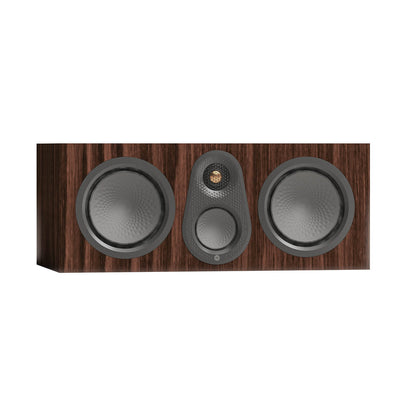 Monitor Audio Silver Centre 8G in European Walnut, angled view