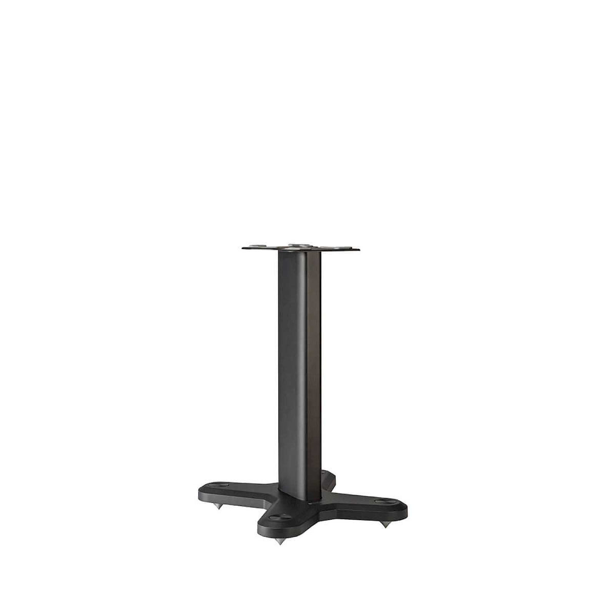 Monitor Audio ST-2 Universal Stand in Matte Black, angled view